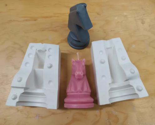 moldes de silicona a medida para velas
