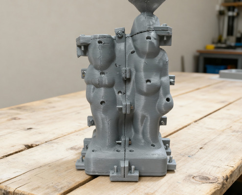 molde de silicona para escultura personalizada