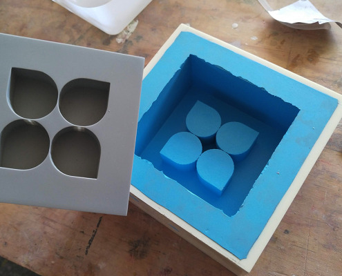 moldes para piezas de resina
